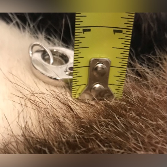 ELLE 925 Silver Pendant • diameter: 1” - Picture 7 of 9